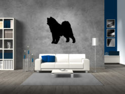 Silhouette hond - Samoyed