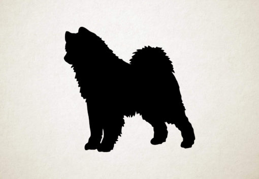 Silhouette hond - Samoyed