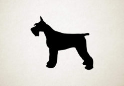 Silhouette hond - Schnauzer