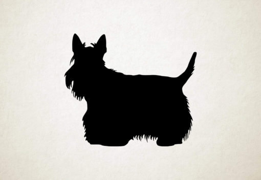 Silhouette hond - Scottish Terrier - Schotse Terriër