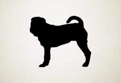 Silhouette hond - Shar Pei
