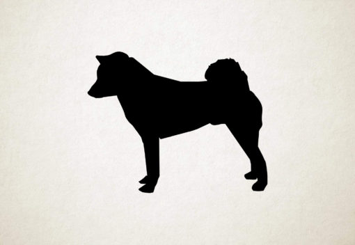 Silhouette hond - Shiba Inu
