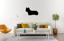 Silhouette hond - Skye Terrier