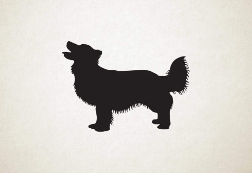 Silhouette hond - Small Greek Domestic Dog - Kleine Griekse tamme hond