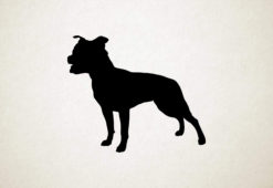Silhouette hond - Staffordshire Terrier