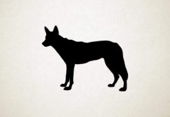 Silhouette hond - Tamaskan Dog - Tamaskan-hond