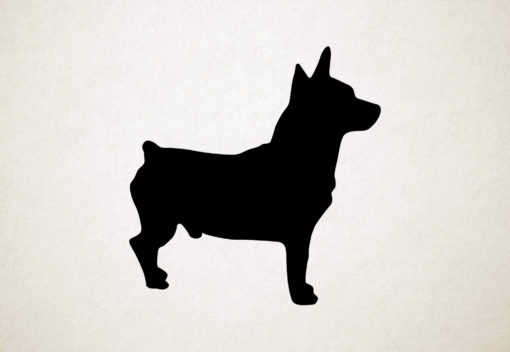 Silhouette hond - Teddy Roosevelt Terrier