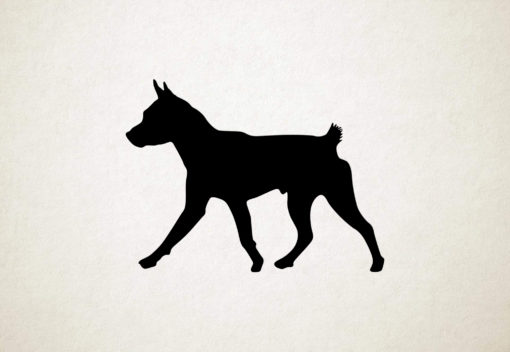 Silhouette hond - Tenterfield Terrier - Welsh Terriër