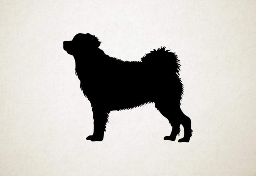 Silhouette hond - Wetterhoun