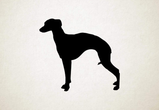 Silhouette hond - Whippet
