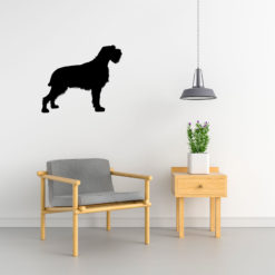 Silhouette hond - Wirehaired Pointing Griffon - Ruwharige wijzende Griffon