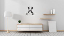 Airedaleterriër - Airedale Terrier - hond met pootjes