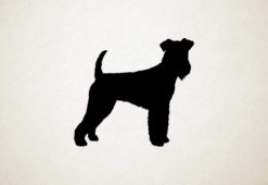 Airedaleterriër - Airedale Terrier - Silhouette hond