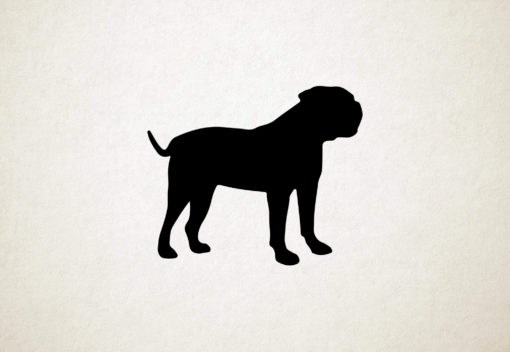 Amerikaanse Bulldog - American Bulldog - Silhouette hond