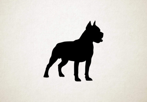Amerikaanse Staffordshire Terrier - Silhouette hond