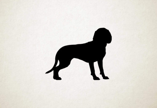 Beierse bergzweethond - Bavarian mountain Scent Hound - Silhouette hond