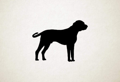 Black Mouth Cur - Silhouette hond