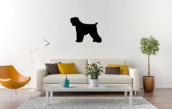 Zwarte Russische Terrier - Silhouette hond