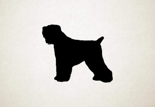 Zwarte Russische Terrier - Silhouette hond