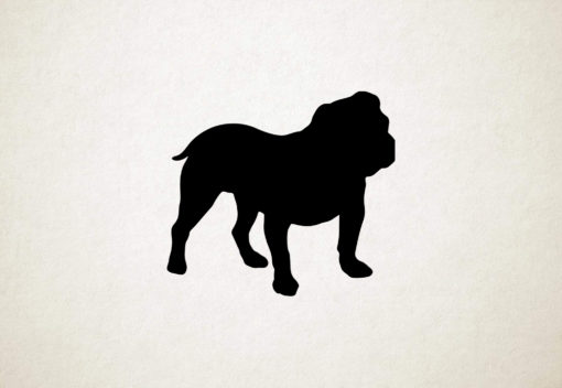 Bulldog - Silhouette hond