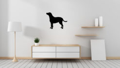 Curly-coated Retriever - Silhouette hond