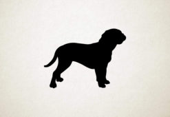 Bordeauxdof - Silhouette hond