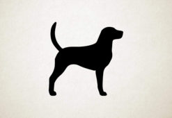 Engelse Foxhound - Silhouette hond