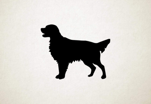 Flat-coated Retriever - Silhouette hond