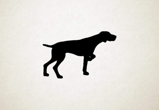 Duitse staande - Silhouette hond