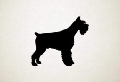 Riesenschnauzer - Silhouette hond