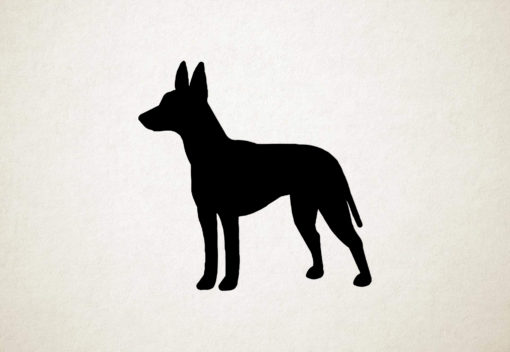 Manchester Terrier - Silhouette hond