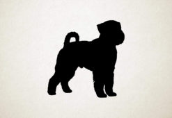 Dwergschnauzer - Silhouette hond