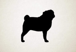 Pug - Silhouette hond