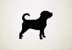 Puggle - Silhouette hond