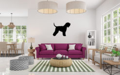 Irish Soft Coated Wheaten Terrier - Silhouette hond