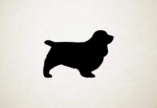 Sussex Spaniel - Silhouette hond