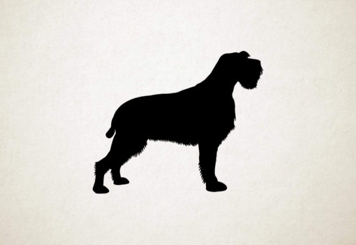 Griffon Korthals - Wirehaired Pointing Griffon - Silhouette hond